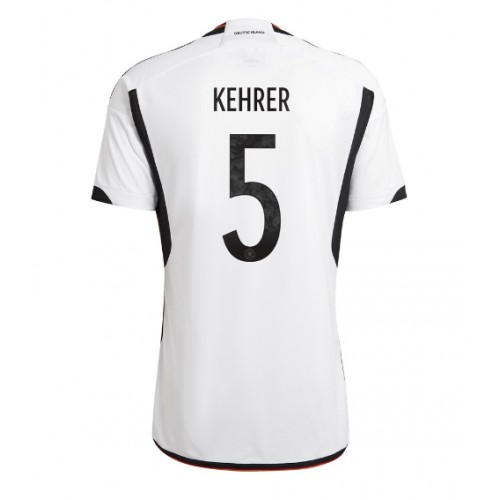 Fotbalové Dres Německo Thilo Kehrer #5 Domácí MS 2022 Krátký Rukáv